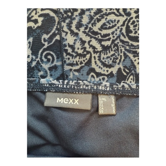 Mexx Paisley Floral A-Line Lettuce Trim Skirt - Size Small - Picture 6 of 10